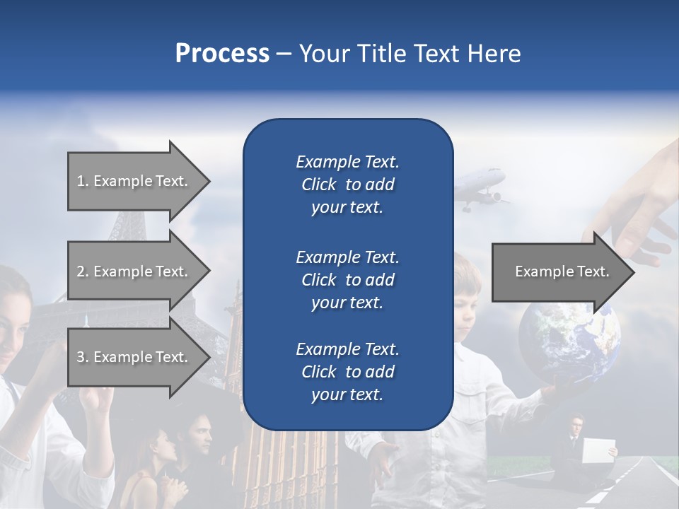 Sun Clock Business PowerPoint Template