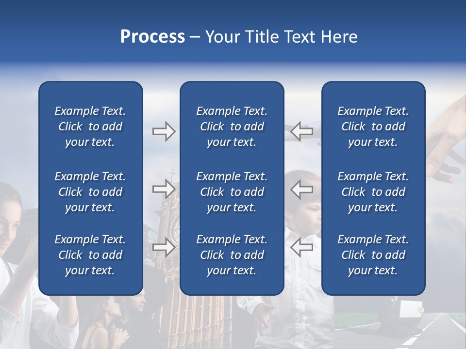Sun Clock Business PowerPoint Template