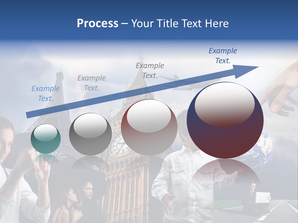 Sun Clock Business PowerPoint Template