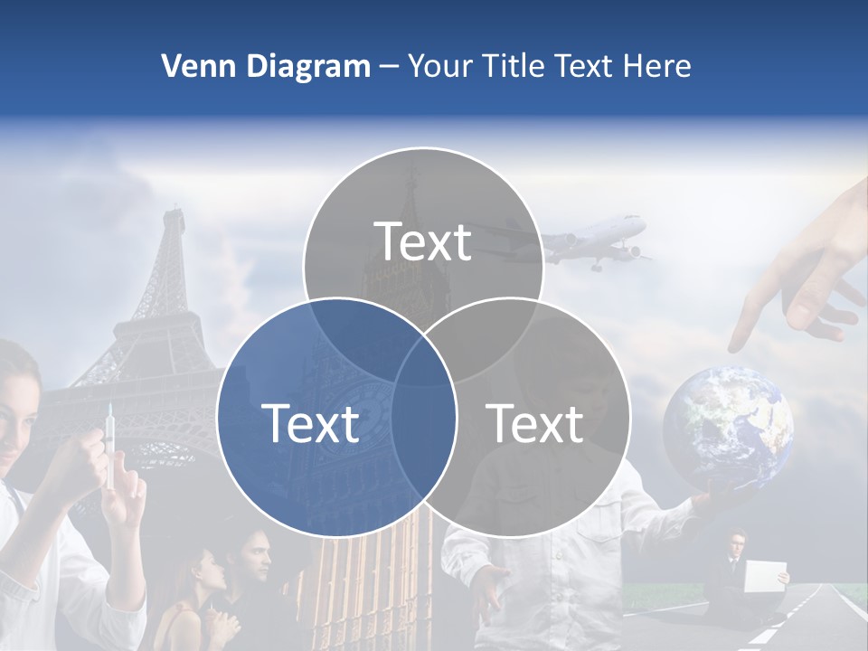 Sun Clock Business PowerPoint Template