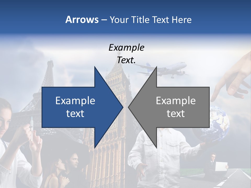 Sun Clock Business PowerPoint Template