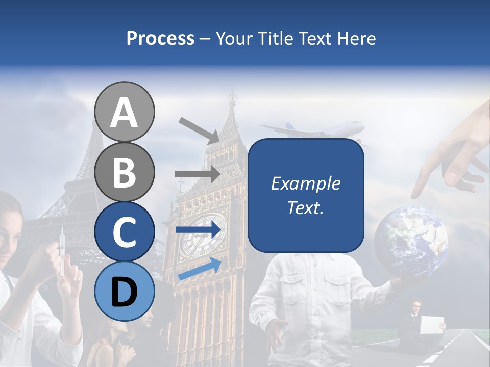 Sun Clock Business PowerPoint Template