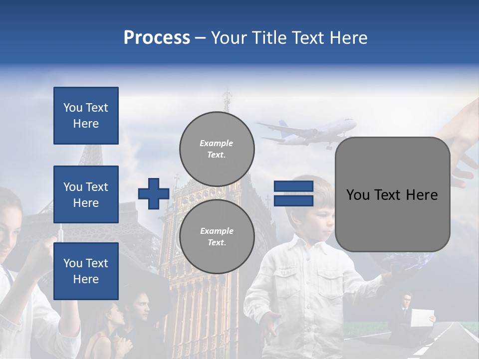 Sun Clock Business PowerPoint Template