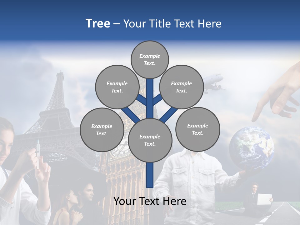 Sun Clock Business PowerPoint Template
