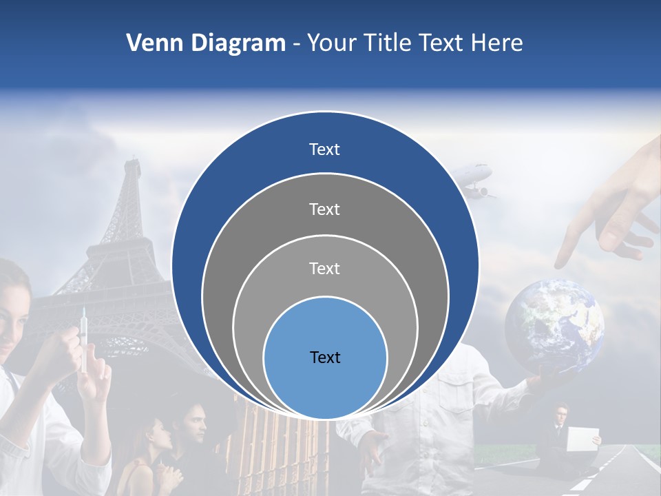 Sun Clock Business PowerPoint Template