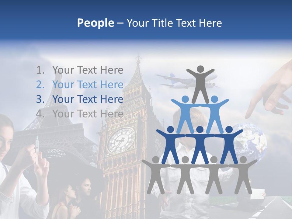 Sun Clock Business PowerPoint Template