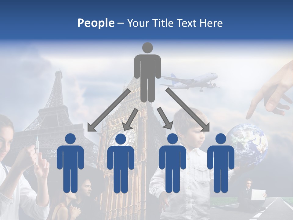 Sun Clock Business PowerPoint Template