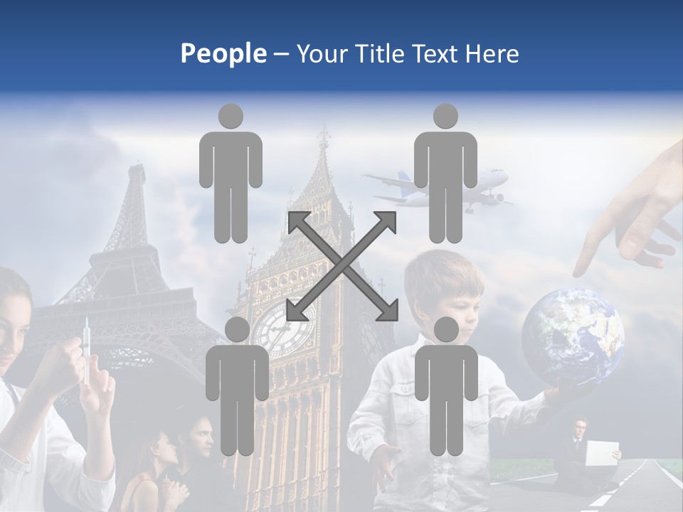 Sun Clock Business PowerPoint Template