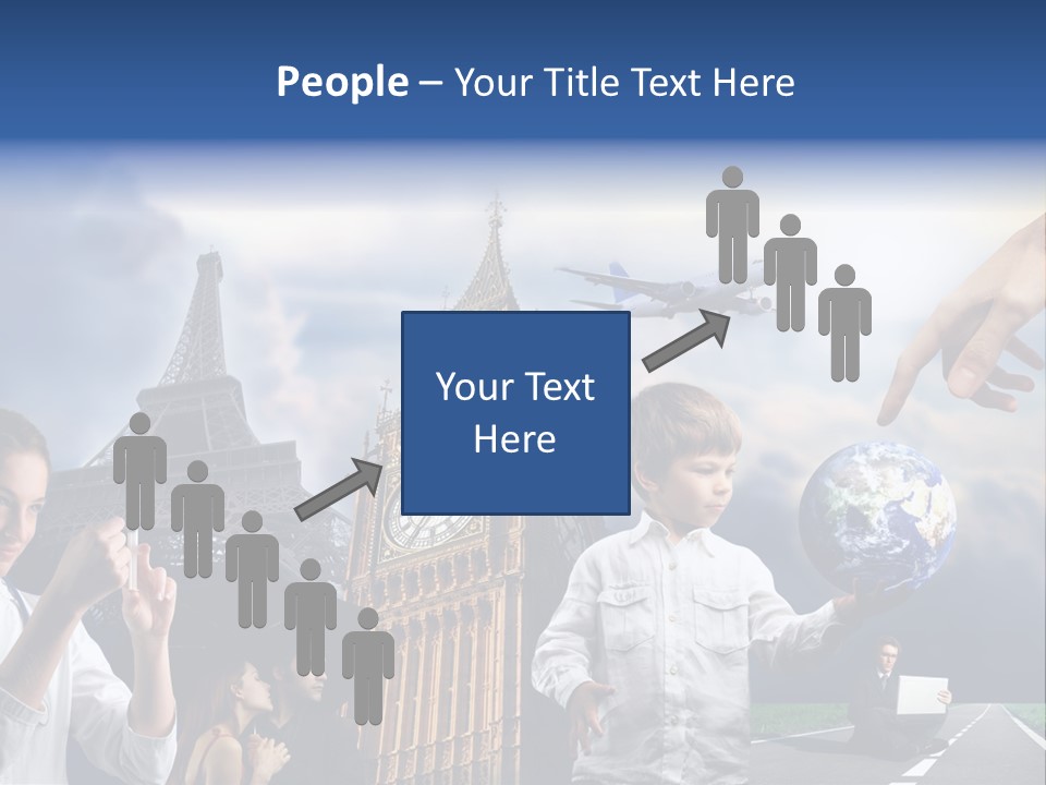 Sun Clock Business PowerPoint Template