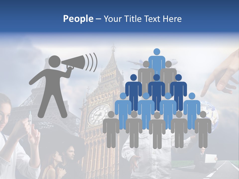 Sun Clock Business PowerPoint Template