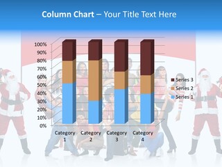 Surprised Group Celebration PowerPoint Template