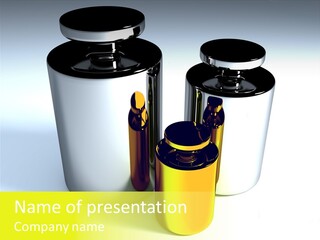 Chromium Plated Science Precision PowerPoint Template