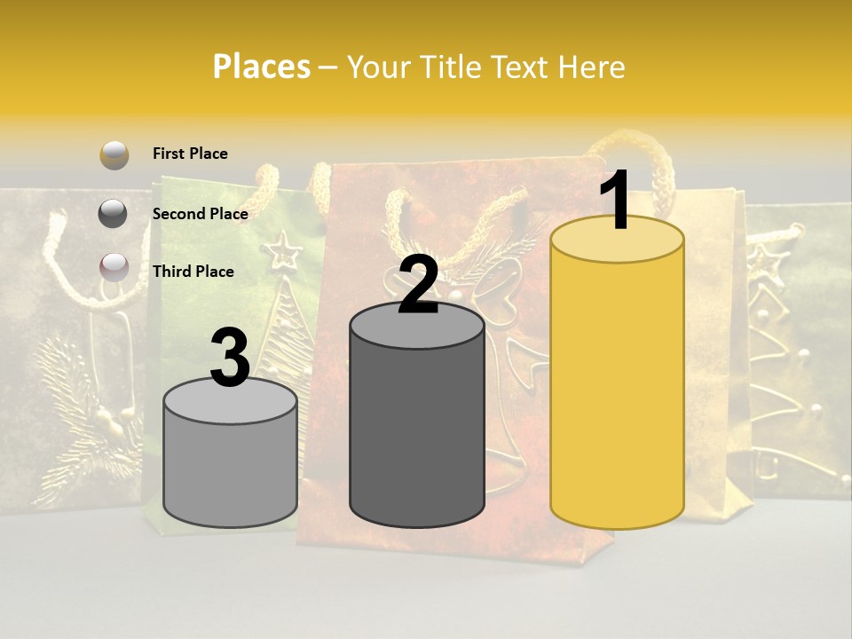 Decoration Group White PowerPoint Template
