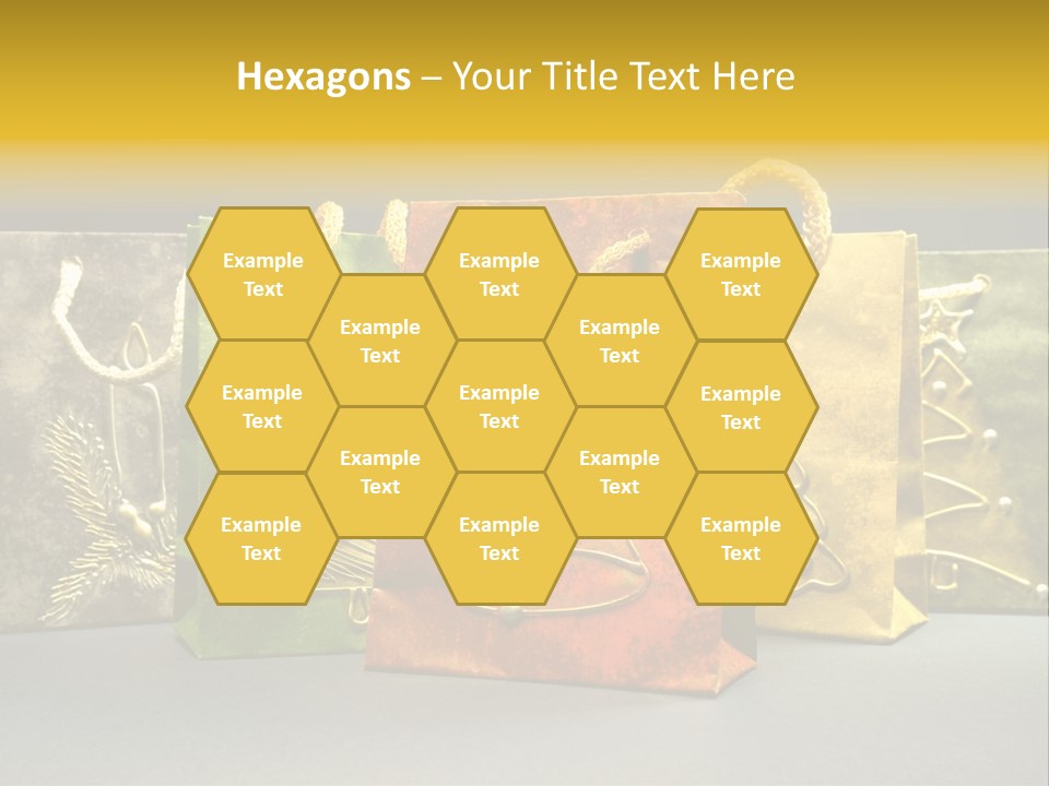 Decoration Group White PowerPoint Template