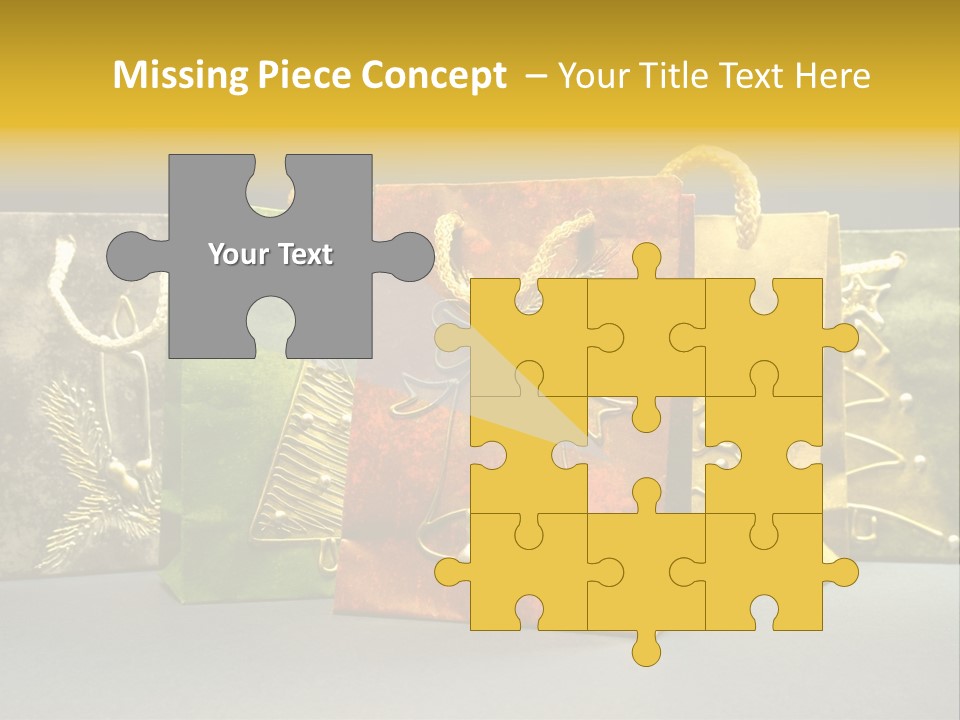 Decoration Group White PowerPoint Template