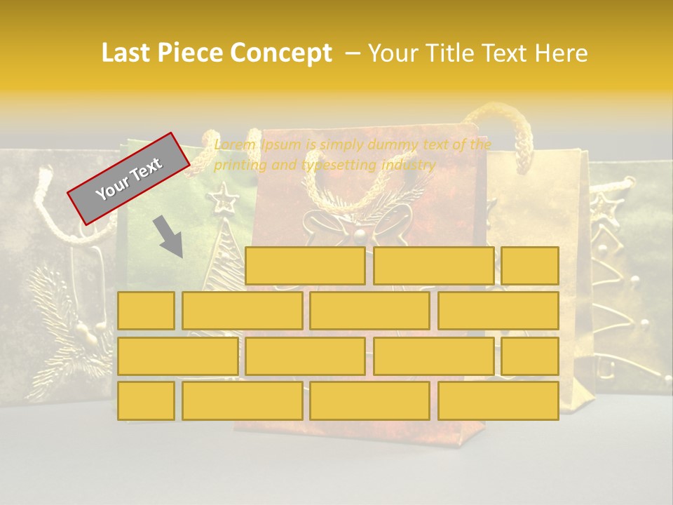 Decoration Group White PowerPoint Template