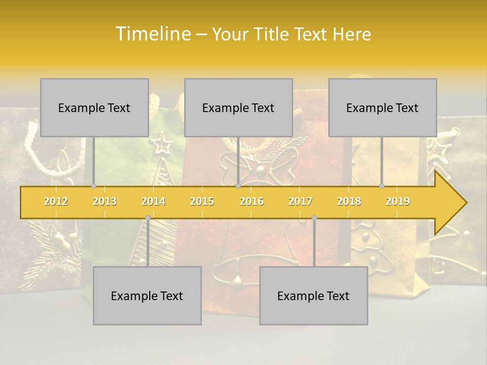Decoration Group White PowerPoint Template