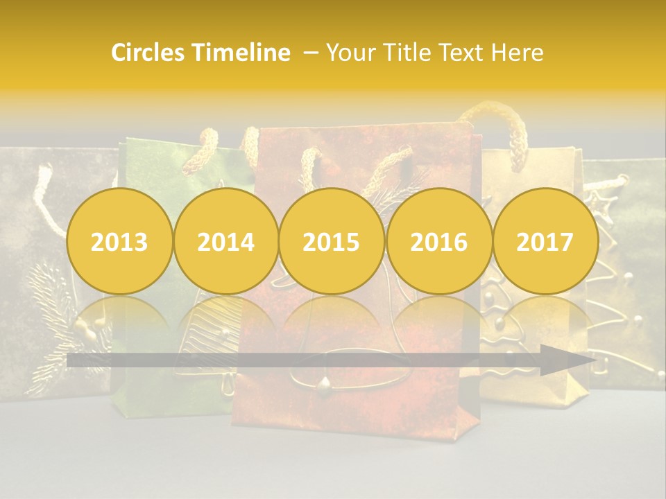 Decoration Group White PowerPoint Template