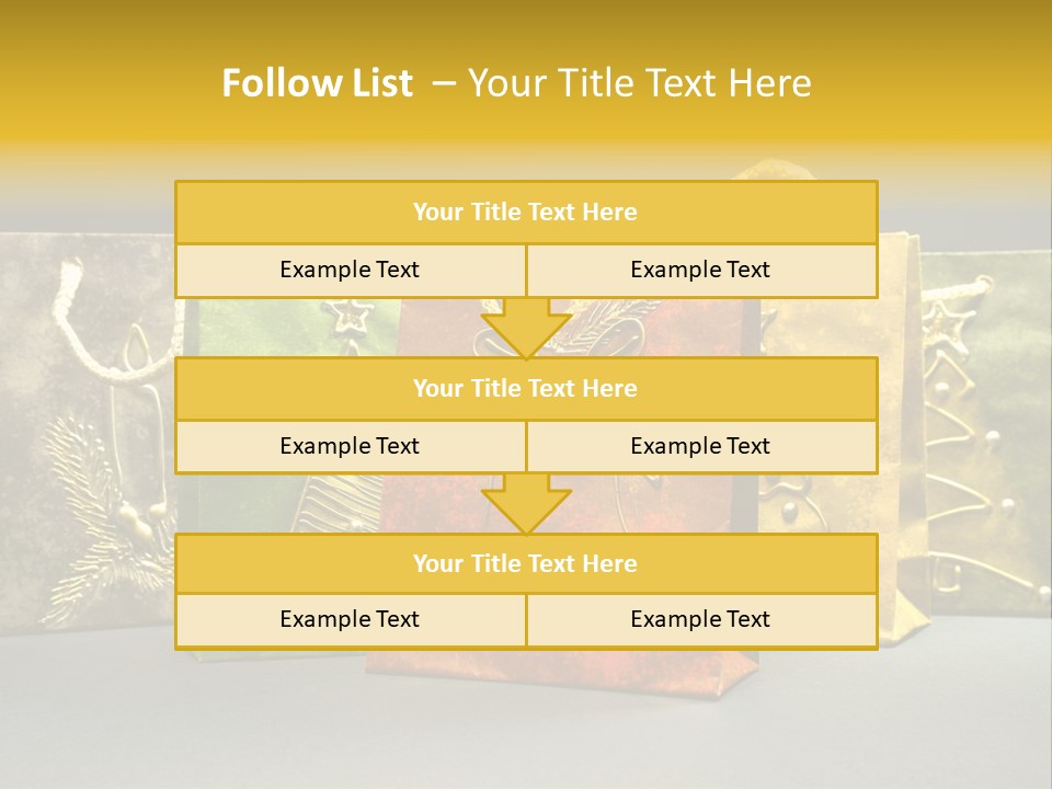 Decoration Group White PowerPoint Template