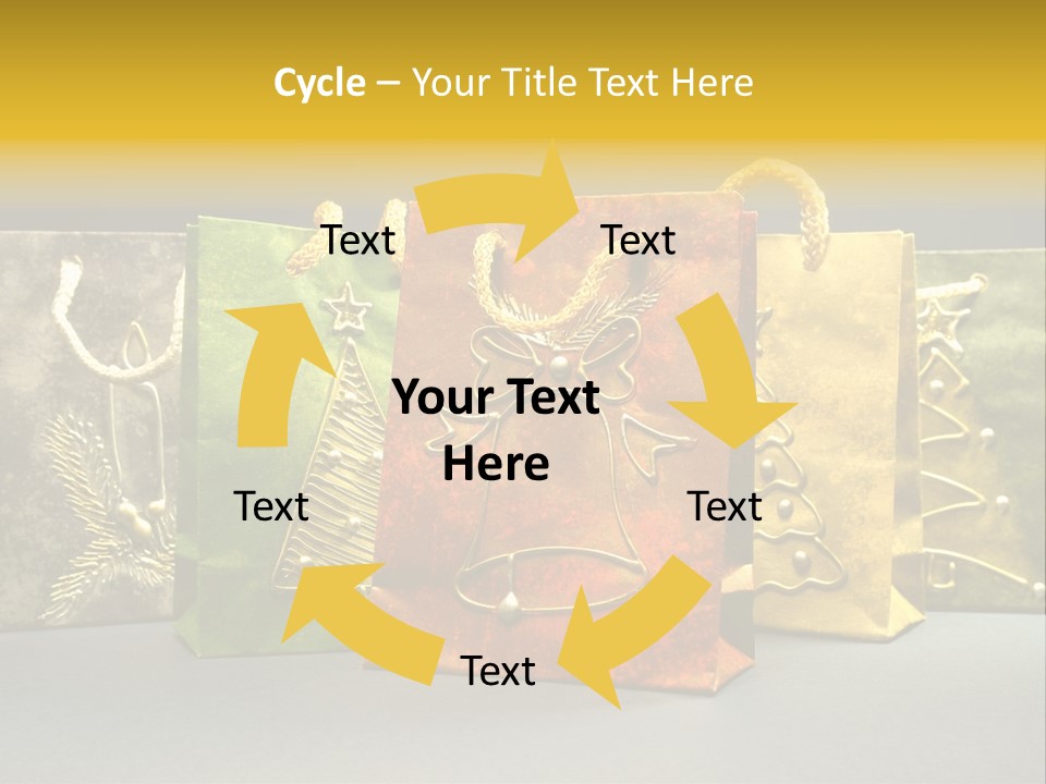 Decoration Group White PowerPoint Template