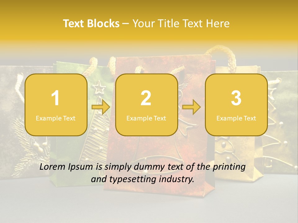 Decoration Group White PowerPoint Template