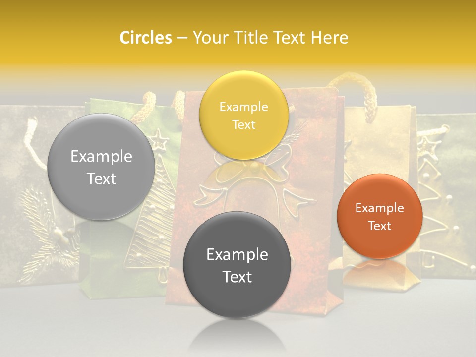 Decoration Group White PowerPoint Template