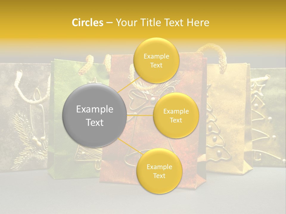 Decoration Group White PowerPoint Template