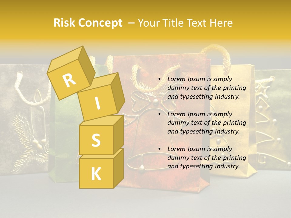 Decoration Group White PowerPoint Template