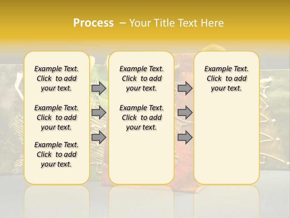 Decoration Group White PowerPoint Template