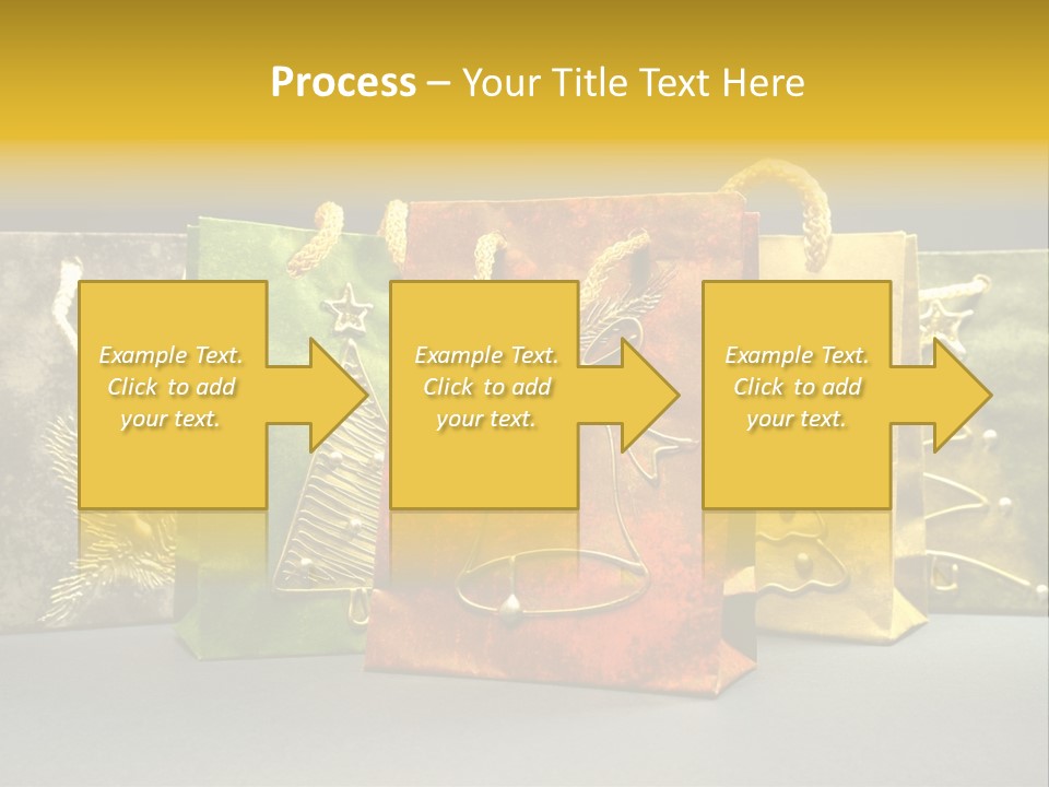 Decoration Group White PowerPoint Template