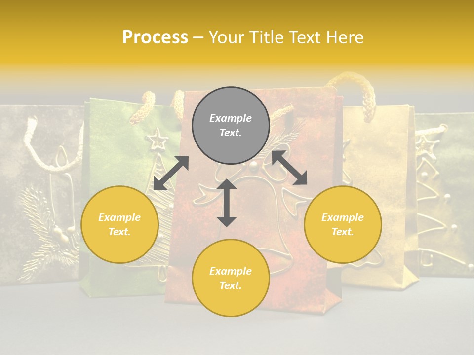Decoration Group White PowerPoint Template