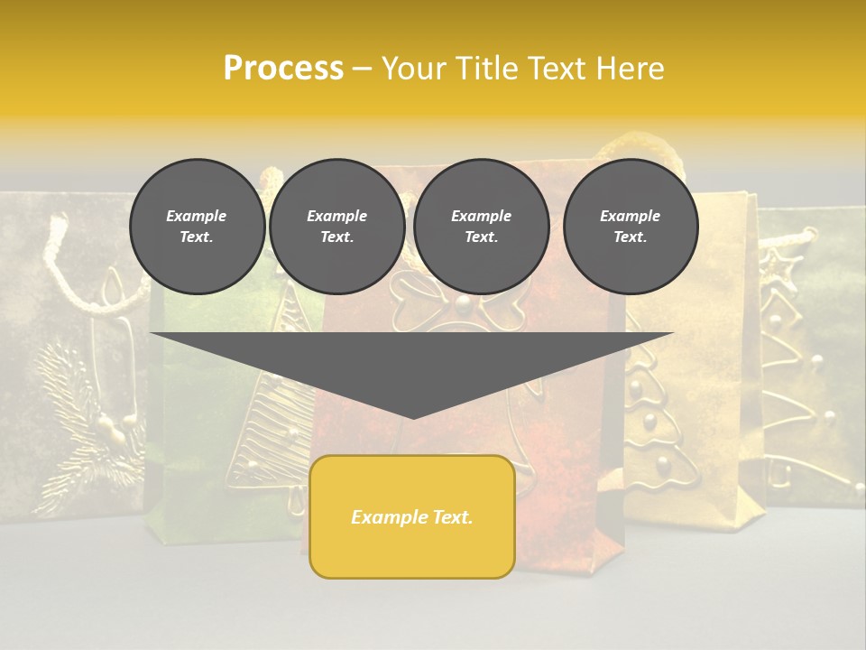 Decoration Group White PowerPoint Template