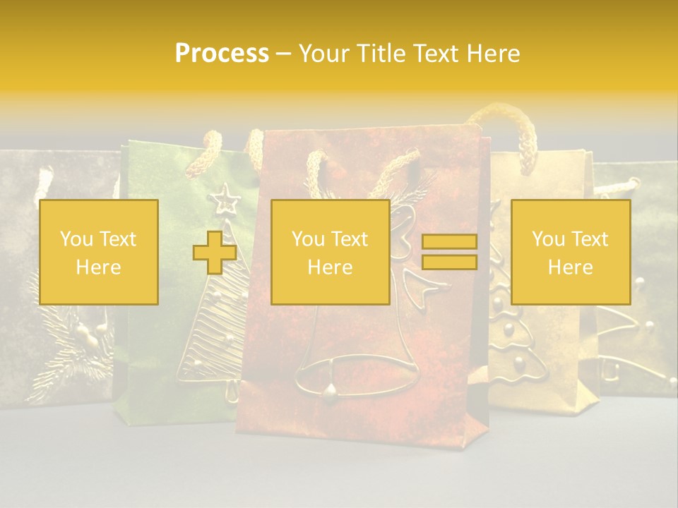 Decoration Group White PowerPoint Template