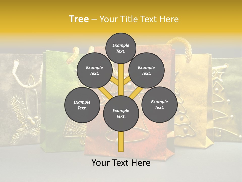 Decoration Group White PowerPoint Template