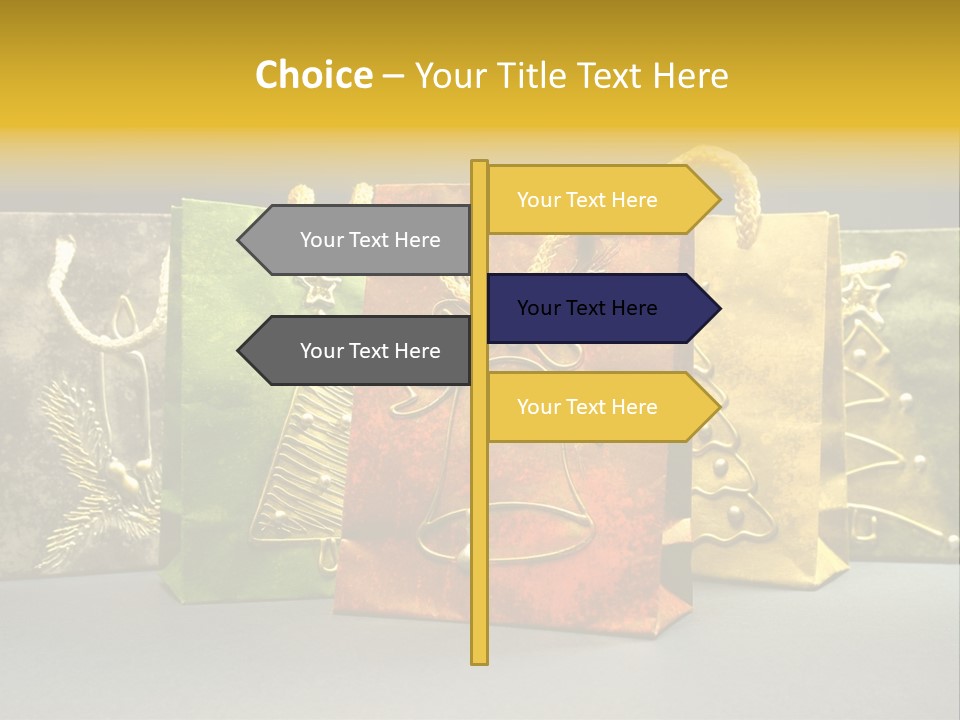 Decoration Group White PowerPoint Template