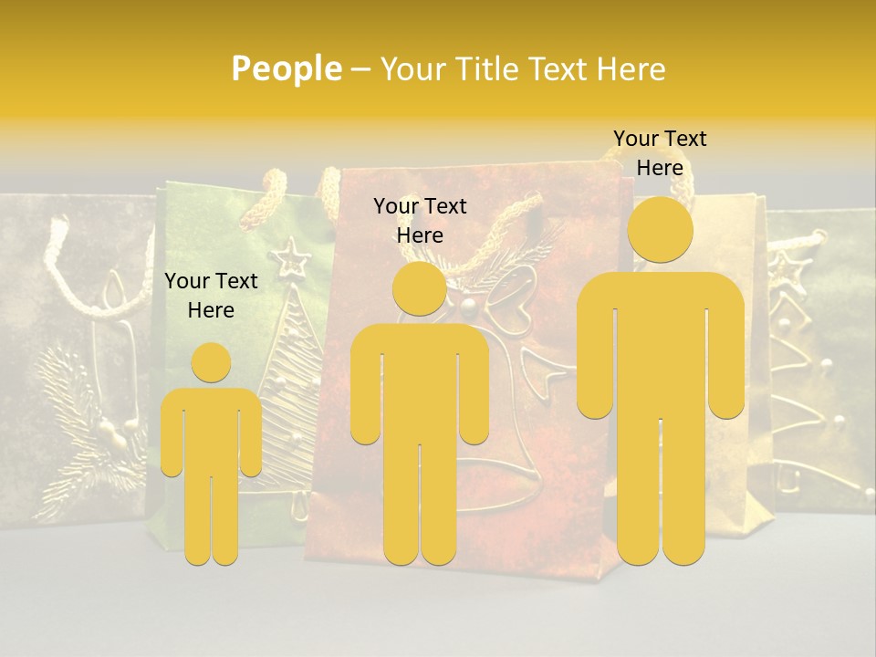 Decoration Group White PowerPoint Template