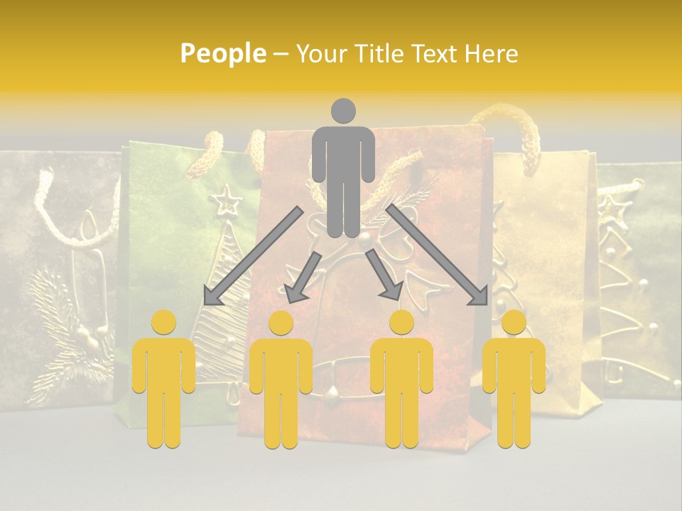 Decoration Group White PowerPoint Template