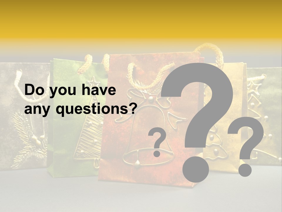 Decoration Group White PowerPoint Template