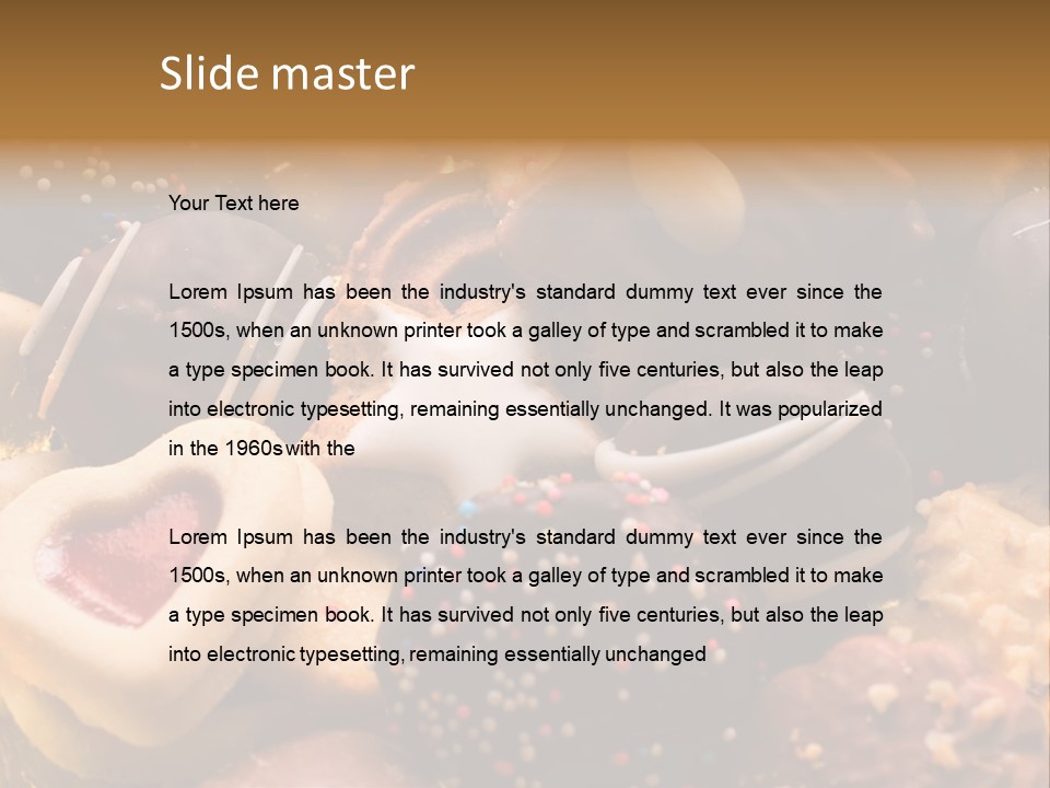 Spice Cake Seasonal Holiday PowerPoint Template