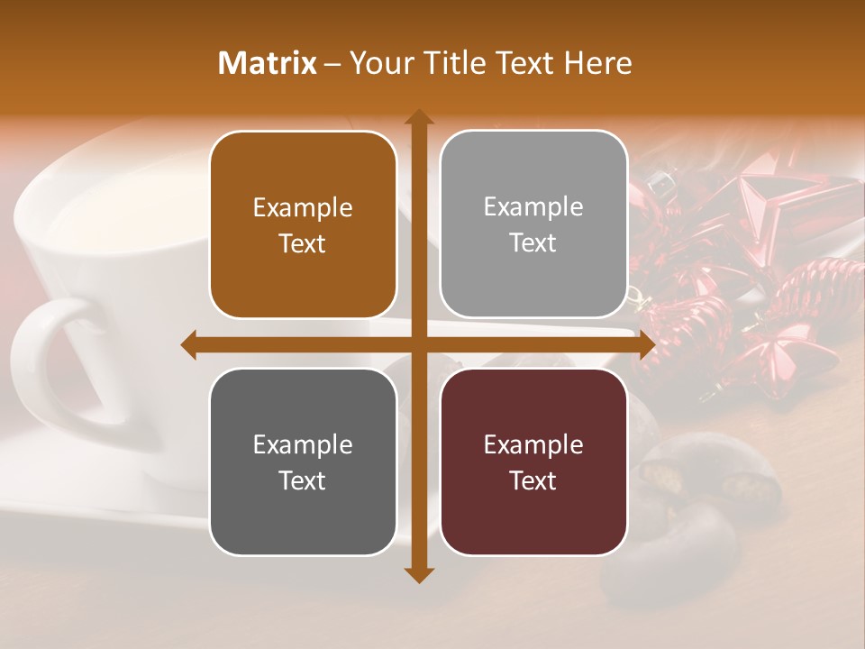 Cup Milk Season PowerPoint Template