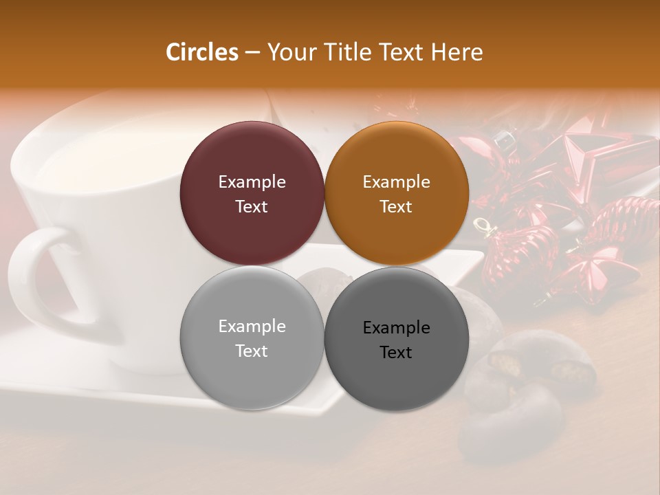 Cup Milk Season PowerPoint Template