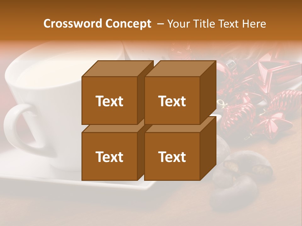 Cup Milk Season PowerPoint Template