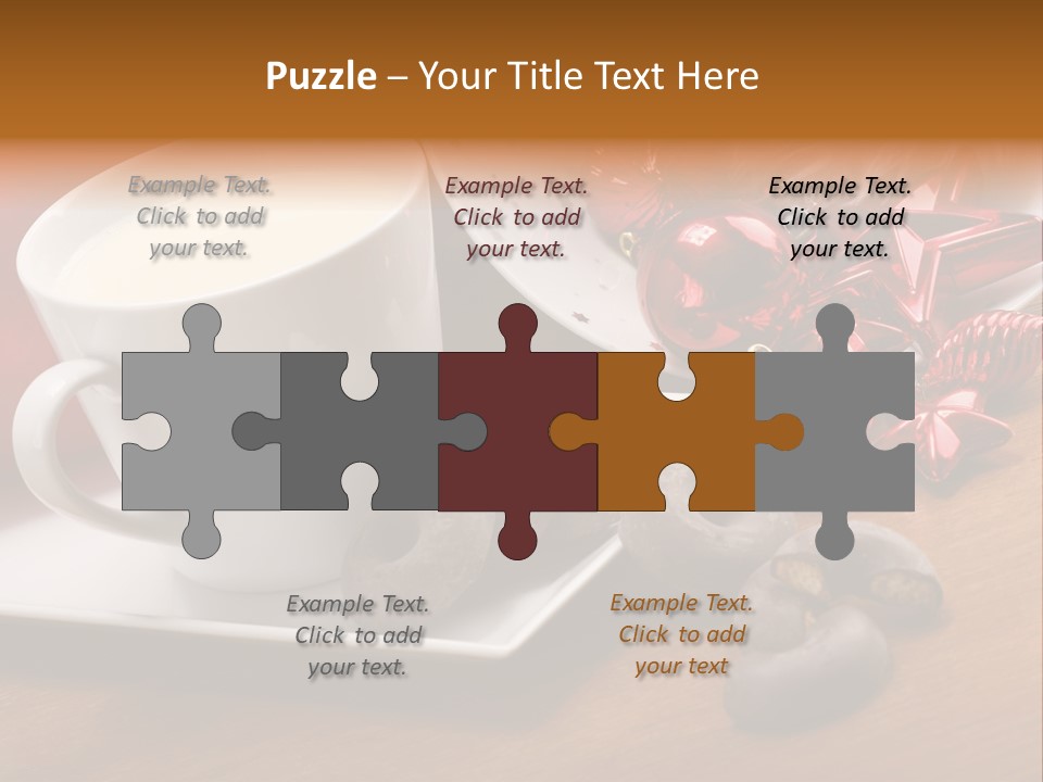 Cup Milk Season PowerPoint Template