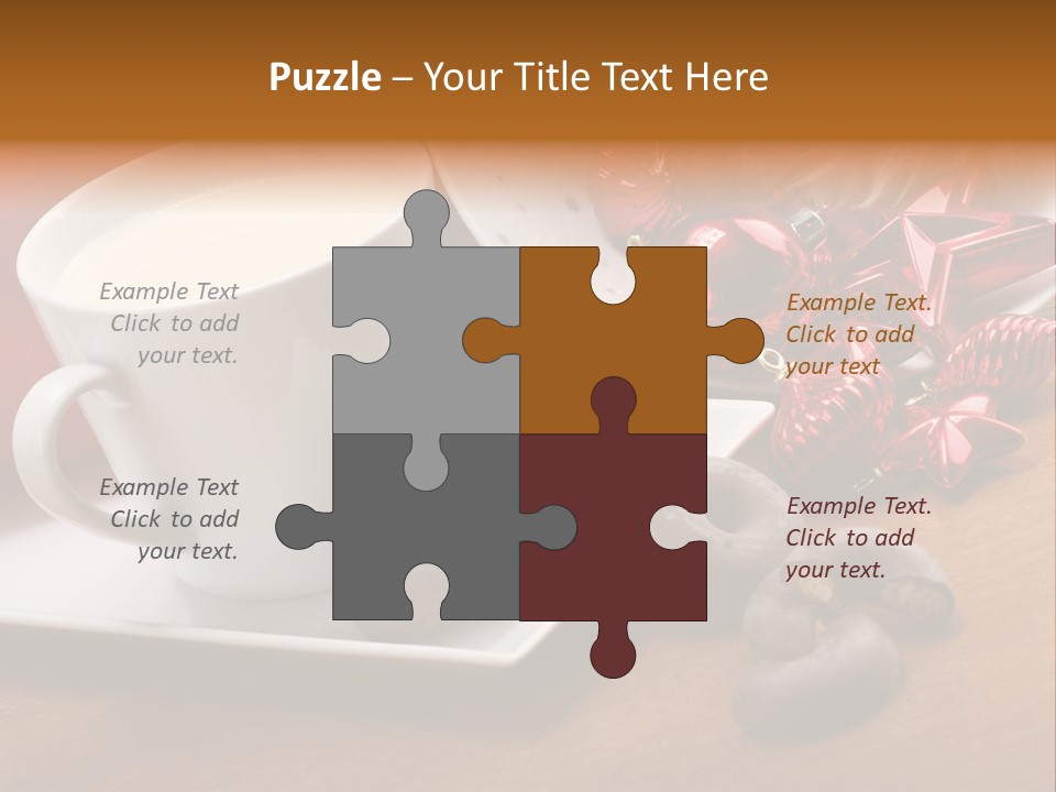 Cup Milk Season PowerPoint Template