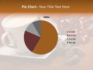 Cup Milk Season PowerPoint Template