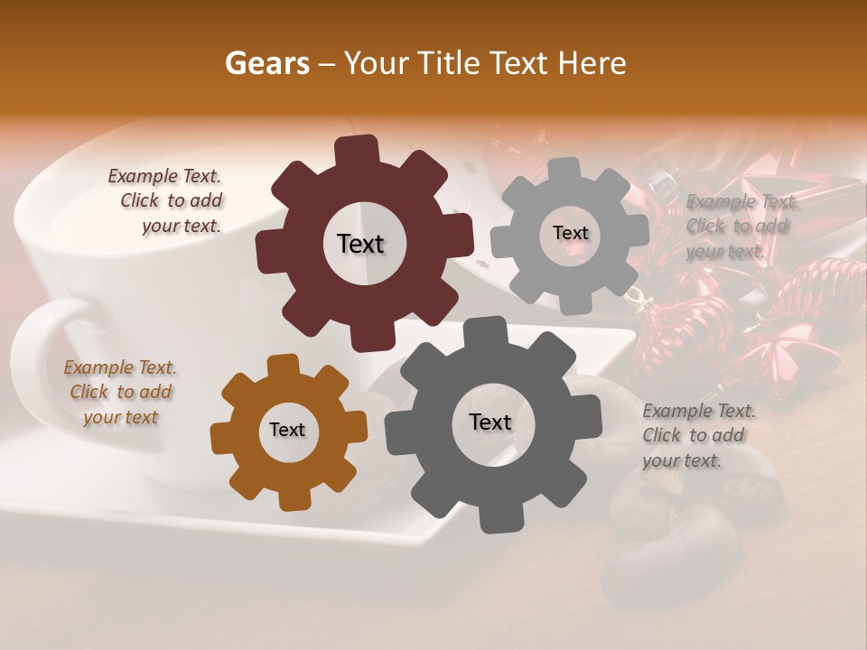 Cup Milk Season PowerPoint Template