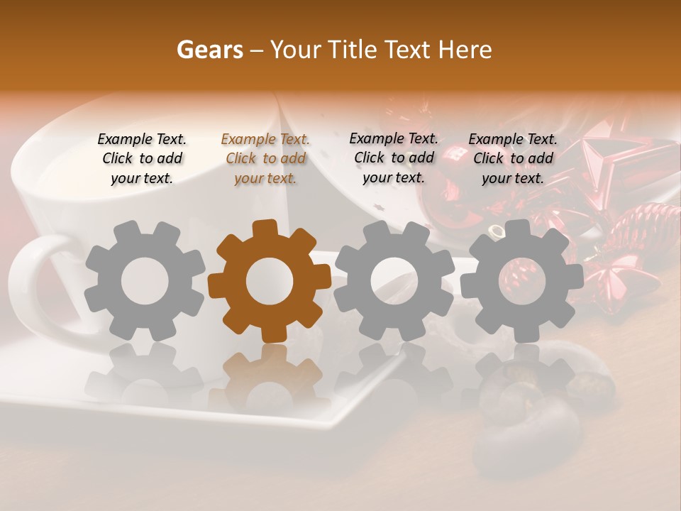 Cup Milk Season PowerPoint Template