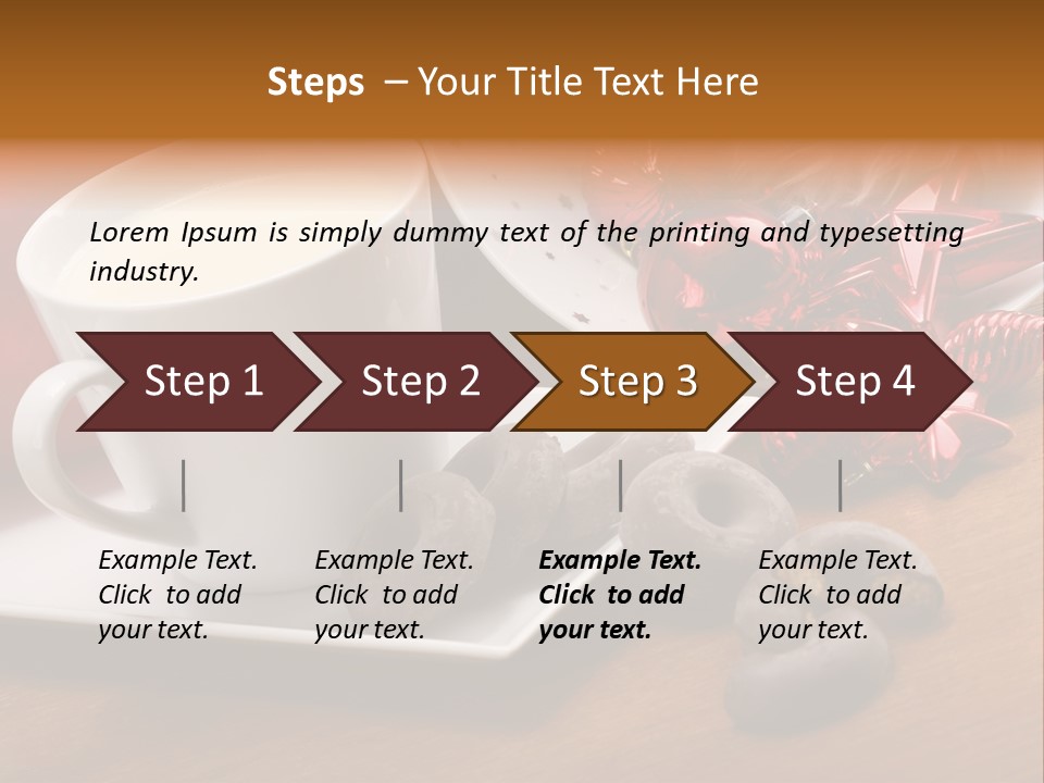 Cup Milk Season PowerPoint Template