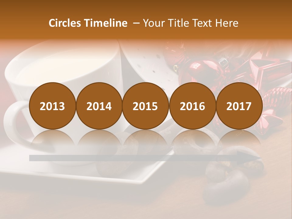 Cup Milk Season PowerPoint Template