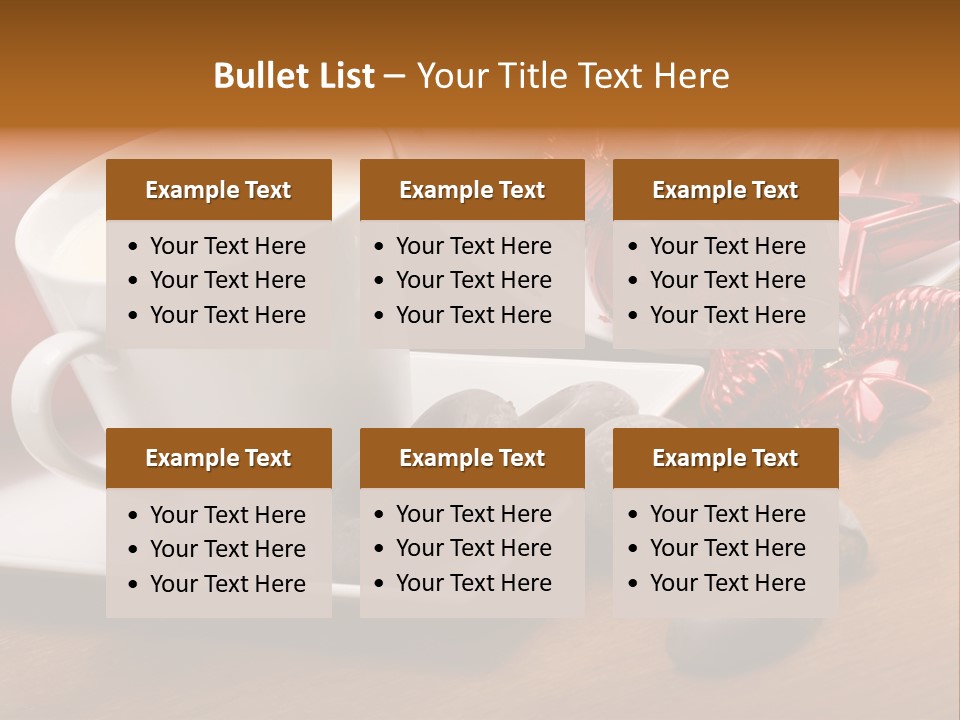 Cup Milk Season PowerPoint Template